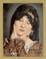 1933 Garbaty Buhnenstars und Ihre Autogramme #94 Agnes Straub Front