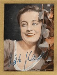 1933 Garbaty Buhnenstars und Ihre Autogramme #134 Kathe Haack Front