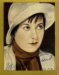 1933 Garbaty Buhnenstars und Ihre Autogramme #148 Maria Bard Front