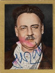 1933 Garbaty Buhnenstars und Ihre Autogramme #190 Leo Slezak Front
