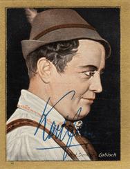 1933 Garbaty Buhnenstars und Ihre Autogramme #198 Karl Joken Front