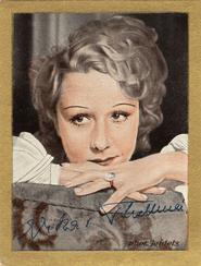 1933 Garbaty Buhnenstars und Ihre Autogramme #222 Erika von Thellmann Front