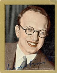 1933 Garbaty Buhnenstars und Ihre Autogramme #246 Werner Finck Front
