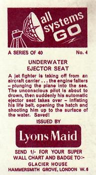 1967 Lyons Maid All Systems Go #4 Underwater Ejector Seat Back