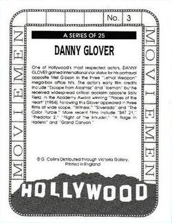 1993 Victoria Gallery Hollywood Moviemen #3 Danny Glover Back