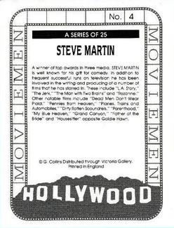 1993 Victoria Gallery Hollywood Moviemen #4 Steve Martin Back