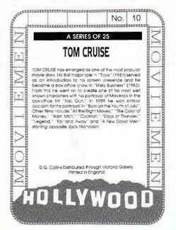 1993 Victoria Gallery Hollywood Moviemen #10 Tom Cruise Back