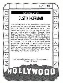 1993 Victoria Gallery Hollywood Moviemen #13 Dustin Hoffman Back
