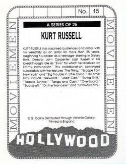 1993 Victoria Gallery Hollywood Moviemen #15 Kurt Russell Back