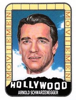 1993 Victoria Gallery Hollywood Moviemen #17 Arnold Schwarzenegger Front