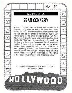 1993 Victoria Gallery Hollywood Moviemen #19 Sean Connery Back