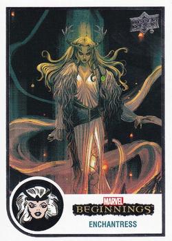 2022 Upper Deck Marvel Beginnings Volume 2, Series 1 #22 Enchantress Front