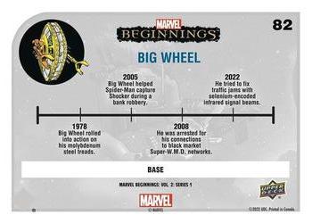 2022 Upper Deck Marvel Beginnings Volume 2, Series 1 #82 Big Wheel Back