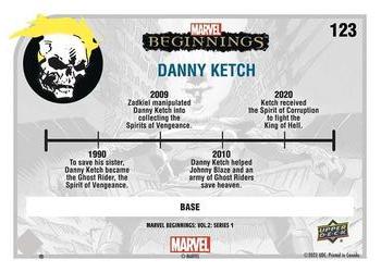 2022 Upper Deck Marvel Beginnings Volume 2, Series 1 #123 Danny Ketch Back