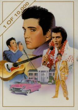 1993 Rockstreet National Sports Collectors Convention Promos - Elvis - Black Back #4 Elvis Presley Front