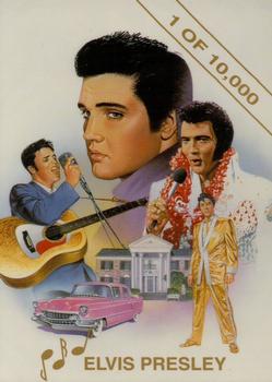 1993 Rockstreet National Sports Collectors Convention Promos - Elvis - Blue Back #2 Elvis Presley Front