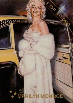 1993 Rockstreet National Sports Collectors Convention Promos - Elvis & Marilyn Monroe - Aqua Back #2 Marilyn Monroe Front