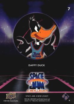 2021 Upper Deck Space Jam: A New Legacy #7 Daffy Duck Back