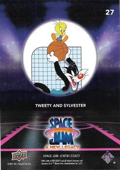2021 Upper Deck Space Jam: A New Legacy #27 Tweety and Sylvester Back