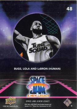 2021 Upper Deck Space Jam: A New Legacy #48 Bugs, Lola and LeBron Back