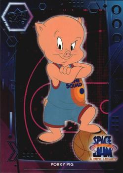 2021 Upper Deck Space Jam: A New Legacy - Blue #12 Porky Pig Front