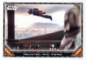 2021 Topps Star Wars: The Mandalorian Season 1 and 2 European Edition #30 Reunited and Away! Front