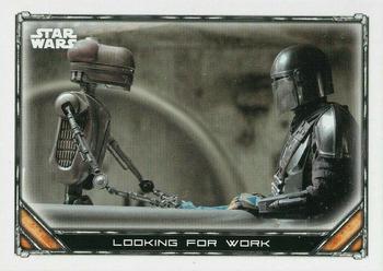2021 Topps Star Wars: The Mandalorian Season 1 and 2 European Edition #43 Looking for Work Front
