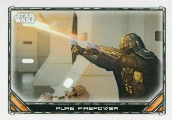 2021 Topps Star Wars: The Mandalorian Season 1 and 2 European Edition #54 Pure Firepower Front