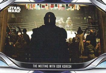 2021 Topps Star Wars: The Mandalorian Season 1 and 2 European Edition #79 The Meeting with Gor Koresh Front