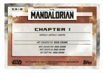 2021 Topps Star Wars: The Mandalorian Season 1 and 2 European Edition - Concept Art #CA-2 Concept Art 2 Back