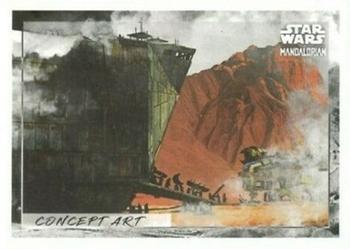 2021 Topps Star Wars: The Mandalorian Season 1 and 2 European Edition - Concept Art #CA-3 Concept Art 3 Front