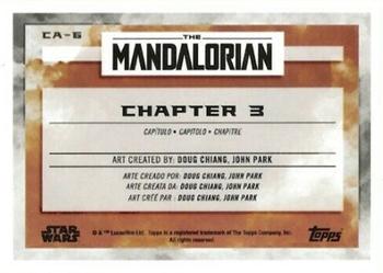 2021 Topps Star Wars: The Mandalorian Season 1 and 2 European Edition - Concept Art #CA-6 Concept Art 6 Back