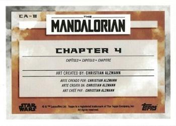 2021 Topps Star Wars: The Mandalorian Season 1 and 2 European Edition - Concept Art #CA-8 Concept Art 8 Back