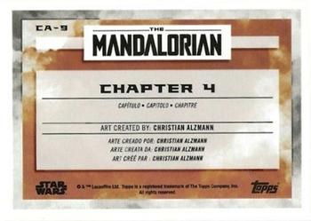 2021 Topps Star Wars: The Mandalorian Season 1 and 2 European Edition - Concept Art #CA-9 Concept Art 9 Back