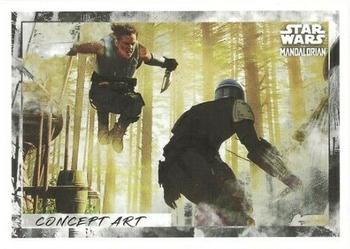 2021 Topps Star Wars: The Mandalorian Season 1 and 2 European Edition - Concept Art #CA-9 Concept Art 9 Front