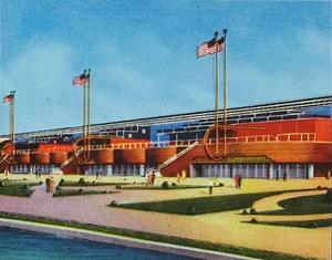 1933 Blatz Gum Chicago World’s Fair (R30-1) #5 Agricultural Building Front