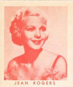 1936 Anonymous Movie Stars Series of 96 (R134) #505 Jean Rogers Front