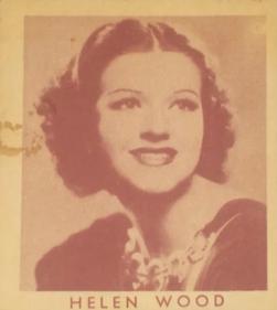 1936 Anonymous Movie Stars Series of 96 (R134) #510 Helen Wood Front