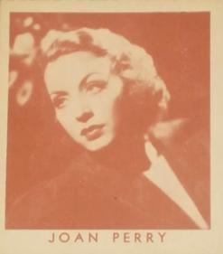 1936 Anonymous Movie Stars Series of 96 (R134) #512 Joan Perry Front