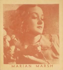 1936 Anonymous Movie Stars Series of 96 (R134) #516 Marian Marsh Front