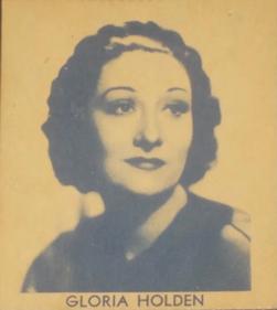 1936 Anonymous Movie Stars Series of 96 (R134) #585 Gloria Holden Front