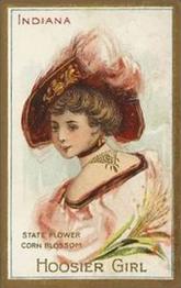 1910 American Tobacco State Girl (T106) #NNO Indiana Hoosier Girl Front