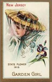 1910 American Tobacco State Girl (T106) #NNO New Jersey Garden Girl Front