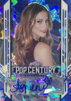 2021 Leaf Metal Pop Century - Crystals Blue #BA-AG1 Ashley Greene Front
