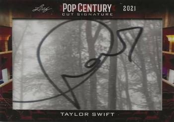 2021 Leaf Metal Pop Century - Cut Signature #PCC-TS1 Taylor Swift Front