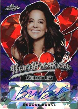 2021 Leaf Metal Pop Century - Heartbreakers Autographs Crystals Purple #H-BB1 Brooke Burke Front