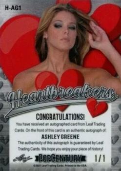 2021 Leaf Metal Pop Century - Heartbreakers Autographs Rainbow Gold #H-AG1 Ashley Greene Back