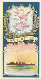 1901 Hill's Battleships & Crests #5 H.M.S. Osprey Front