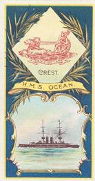 1901 Hill's Battleships & Crests #7 H.M.S. Ocean Front