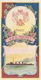 1901 Hill's Battleships & Crests #8 H.M.S. Rocket Front